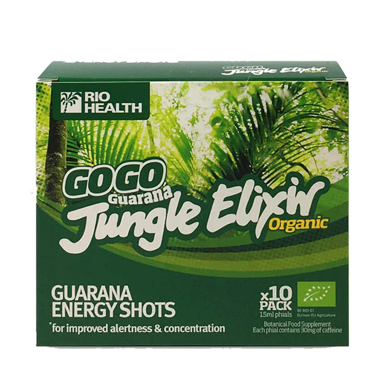 Rio Amazon Organic GoGo Guarana Jungle Elixir 10 x 15ml Phials